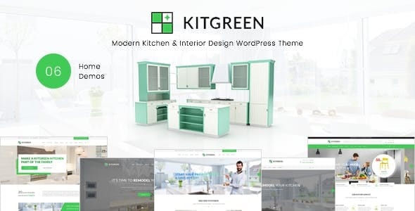 KitGreen v3.1.8 – 现代厨房和室内设计 WordPress 主题下载