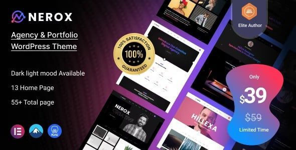 Nerox v1.1.3 – 代理和投资组合 WordPress 主题 + RTL下载