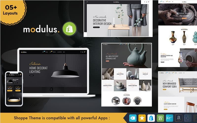 Module – 家具和室内高级 Shopify 响应式主题模板下载