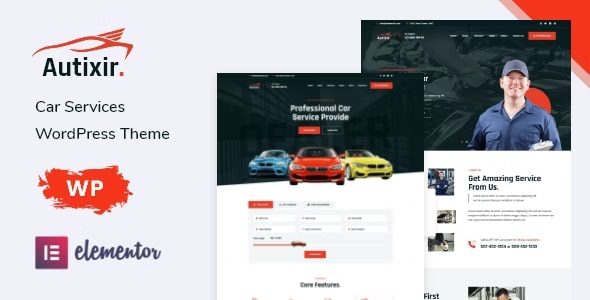 Autixir v1.0.2 – 汽车服务 Elementor WordPress 主题下载