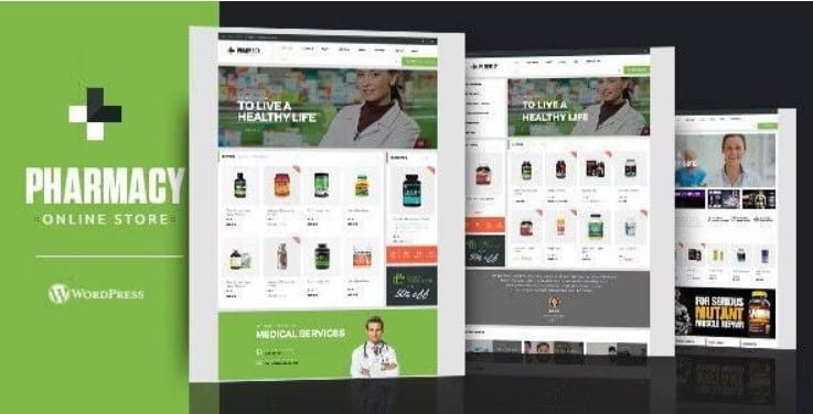 Pharmacy v.5.1.0 WooCommerce WordPress 响应式主题下载