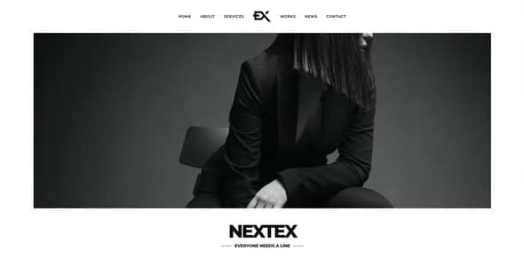Nextex One Page Photography WordPress Theme v1.0 摄影WordPress主题下载