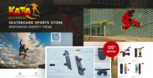 Kata v1.0.0 – 滑板运动商店 Shopify 主题下载