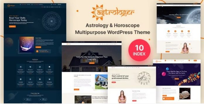 Astrologer v2.6 星座和占星术WordPress主题下载