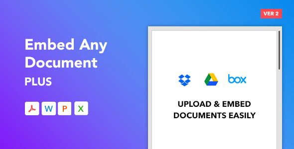 Embed Any Document Plus v2.8.9 – 文件嵌入WordPress插件下载