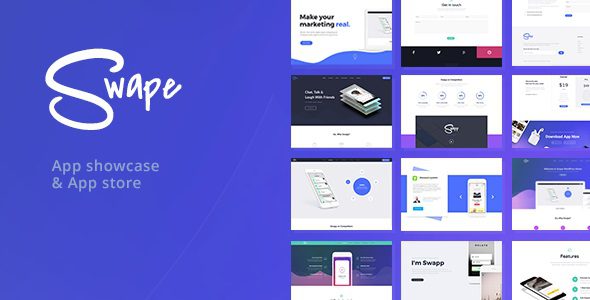 Swape v2.5 – 手机app应用展示&应用商店WordPress主题下载