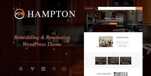 Hampton v1.3.5 – 家居设计和房屋装修WordPress主题下载