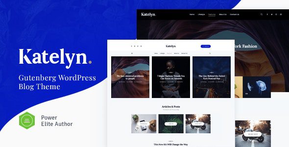 Katelyn v1.0.8 – 创意古腾堡博客WordPress主题下载