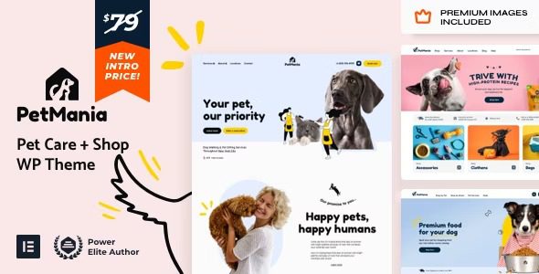 PetMania v43 – 宠物护理&商店主题下载