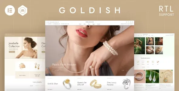 Goldish v3.32 珠宝店WooCommerce主题下载