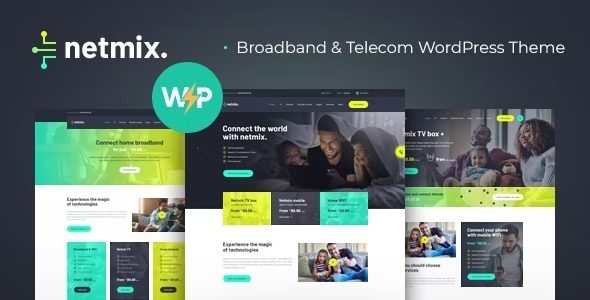 Netmix v1.0.6 宽带& 电信互联网供应商WordPress主题