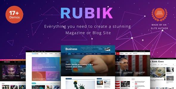 Rubik v2.9.2 – 一个完美的博客杂志网站主题下载
