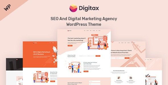Digitax v1.1.3 – SEO & 数字营销机构WordPress主题下载