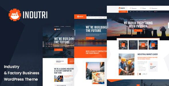 Indutri v1.3.3 – 工厂&工业WordPress主题下载