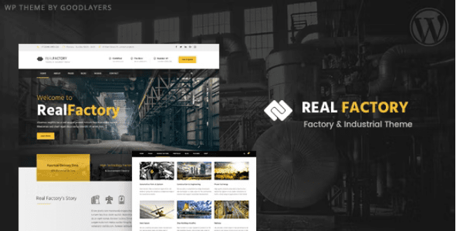 Real Factory v1.4.9 – 工厂/工业/建筑WordPress主题下载