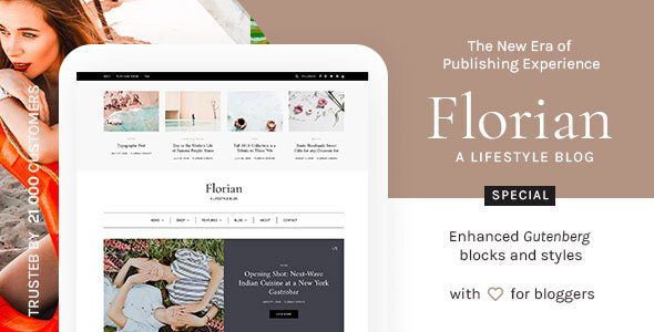 Florian v1.5 – 响应式的个人WordPress博客主题下载
