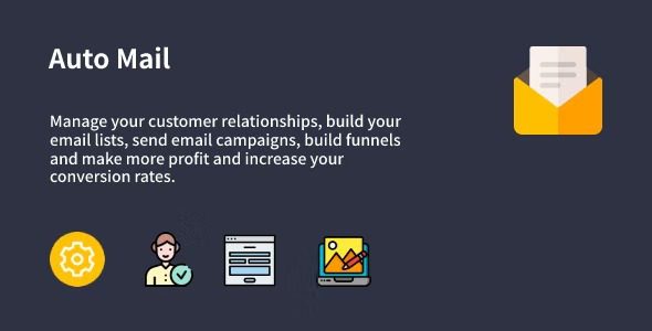 Auto Mail v1.0.9 – WordPress 通讯插件下载