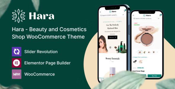 Hara v1.2.23 美容和化妆品店 WooCommerce 主题下载