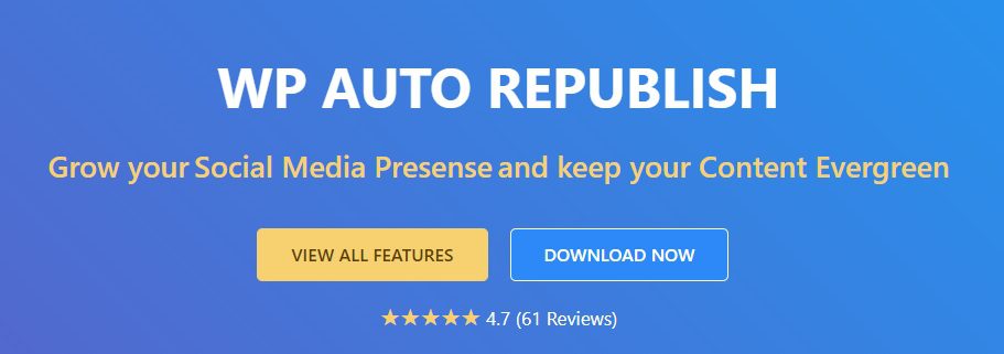 RevivePress Premium v1.5.7 (WP Auto Republish)文章重发插件下载