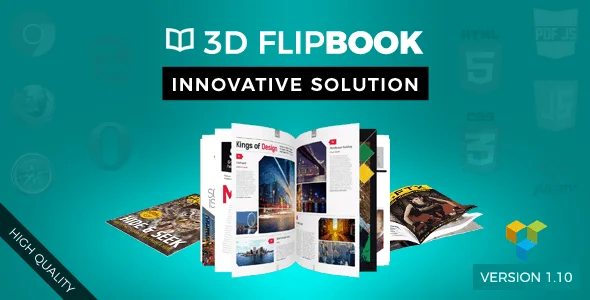 WordPress FlipBook v1.13.1 3D电子书浏览插件下载