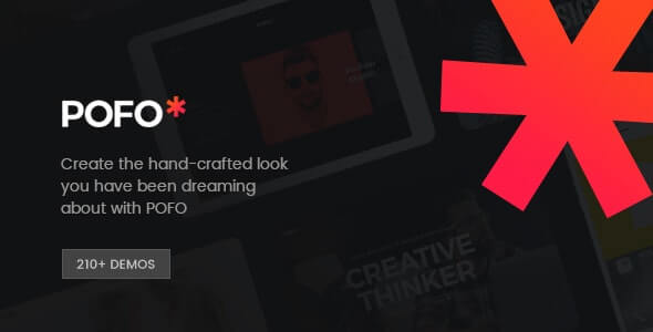 Pofo v2.4 创意组合和博客 WordPress 主题下载