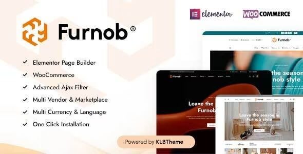 Furnob v1.5.8 家具店 WooCommerce 主题下载