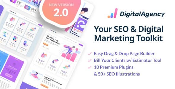 SEOWP v3.12.6 – SEO 和数字营销 WordPress 主题下载