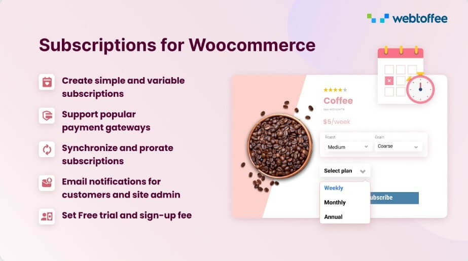 Subscriptions for WooCommerce v3.2.7 [WebToffee] 订阅插件下载