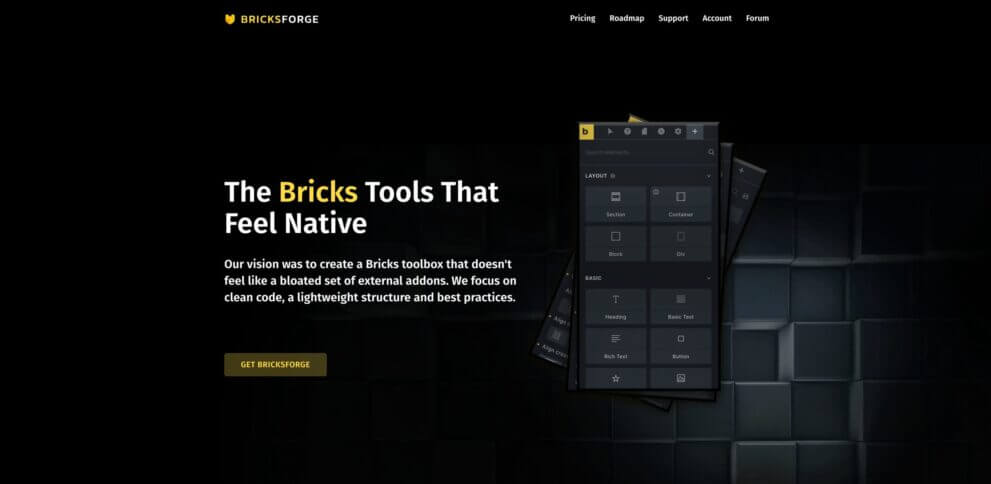 Bricksforge v4.0.1 – 原生的网页设计元素工具插件下载