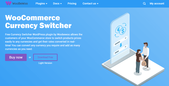 Woocurrency by Woobewoo PRO v2.3.2（WoobeWoo WooCommerce Currency Switcher Pro）多种货币切换插件下载