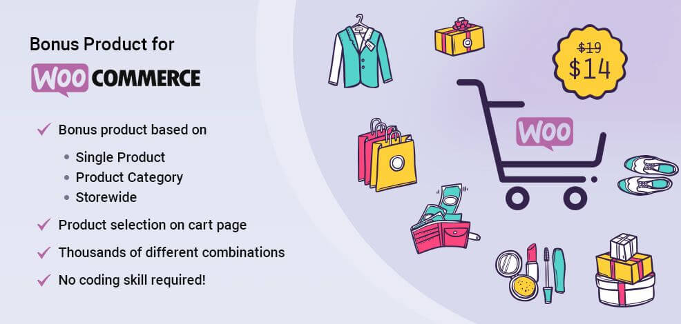 Bonus Product for WooCommerce v1.2.4 奖励产品插件下载