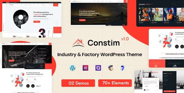 Constim v1.0.1 – 工业与工厂 WordPress 主题下载