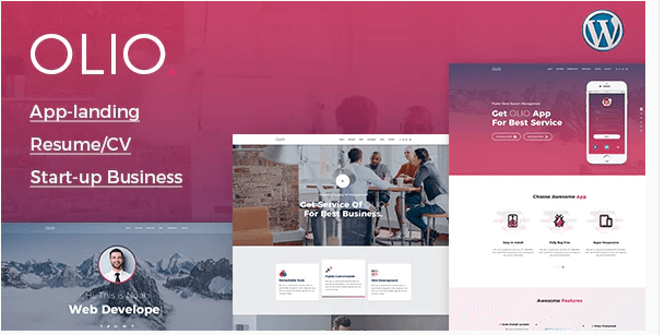 Olio v2.2 – 一页 WordPress 主题下载