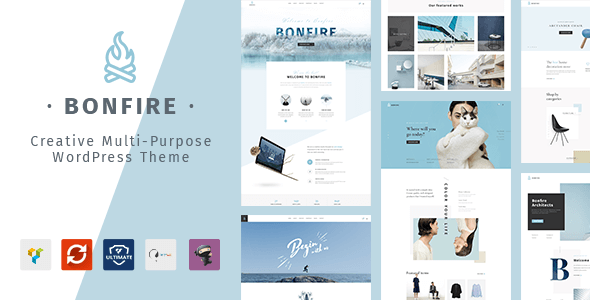 Bonfire v1.6.8 – 创意多用途 WordPress 主题破解版下载