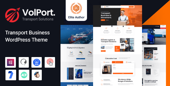 Volport v2.0.1 – 物流与运输 WordPress 主题下载