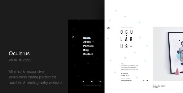 Ocularus v1.8 – 极简摄影 WordPress 主题破解版下载