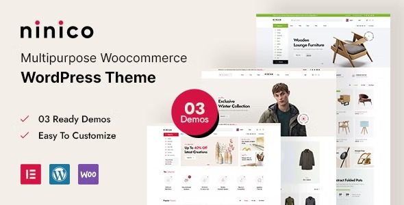 Ninico v1.1.0 – 最小的 WooCommerce WordPress 主题破解版下载