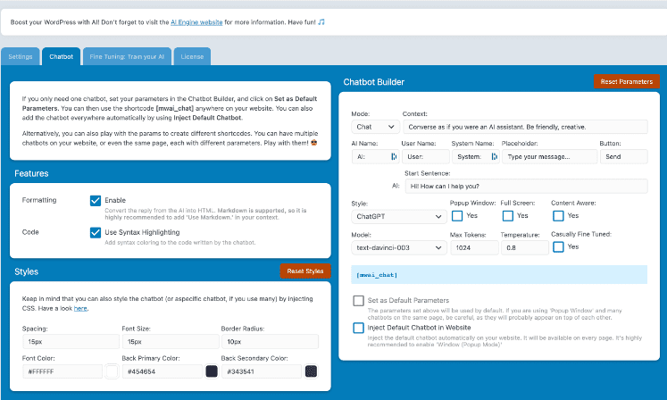 Meow Apps AI Engine PRO v3.8.4 ChatGPT 聊天机器人，GPT 内容生成器插件下载