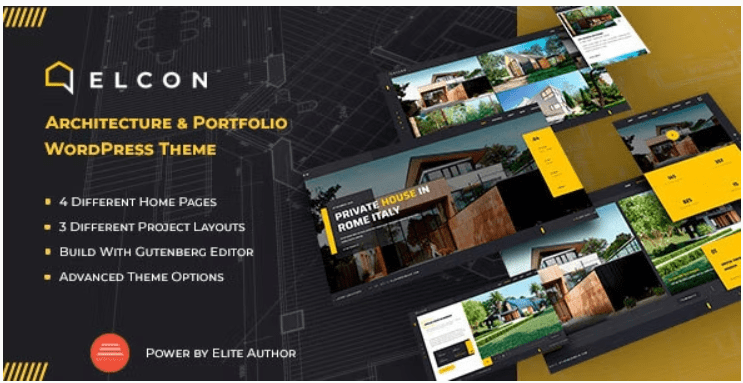 Elcon v1.0.1 – 建筑与投资组合 WordPress 主题下载