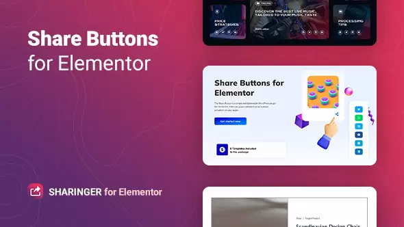Sharinger v1.0.3 – Elementor 的共享按钮插件破解版下载