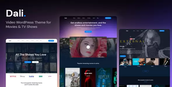 Dali v1.0.2 – 电影和电视节目 WordPress 主题破解版下载
