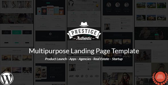 Prestige v1.3.6.2 – 多用途 WordPress 登陆页面主题下载