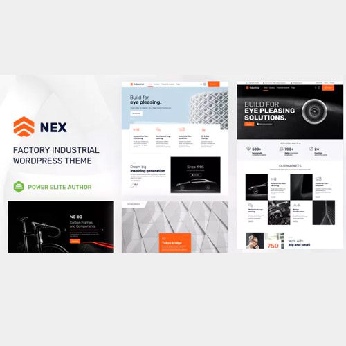 Nex v33.0 – 工厂和工业 WordPress主题破解版下载