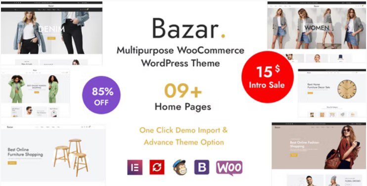 Bazar v1.2 – 多用途 WooCommerce WordPress 主题下载