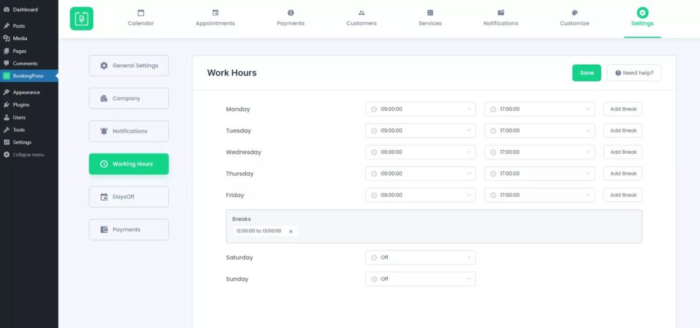 BookingPress Pro Pack v6.0.6 预约插件下载
