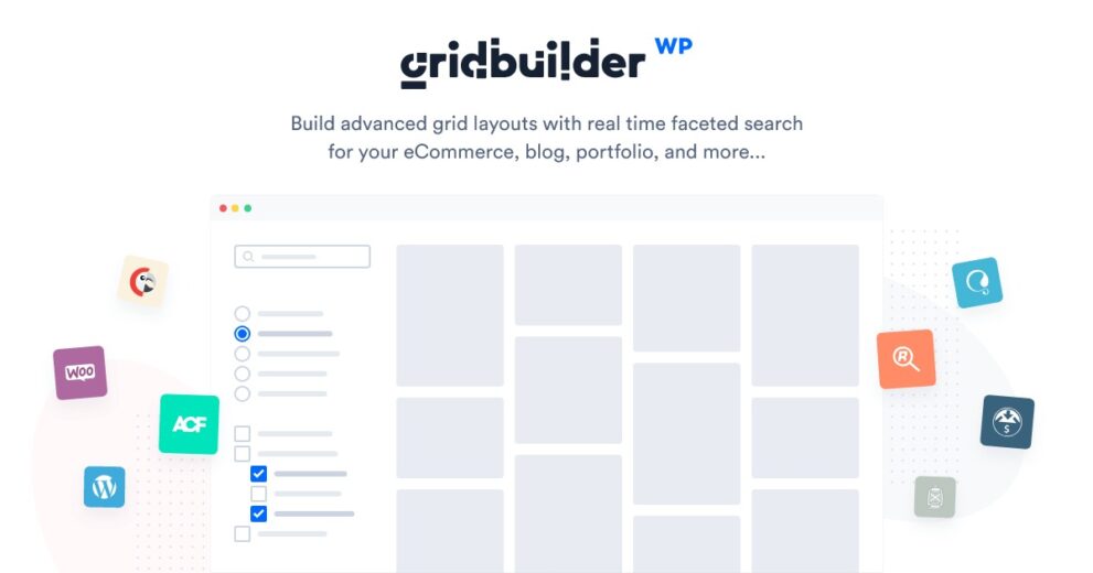 WP Grid Builder Query, Lay Out & Filter WordPress Plugin v.1.7 网格布局插件下载