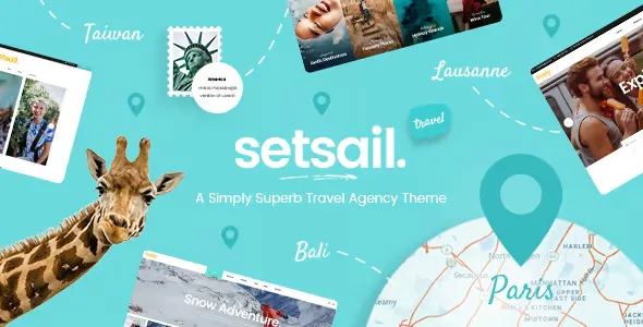 SetSail v2.1 – WordPress 旅行主题免费下载