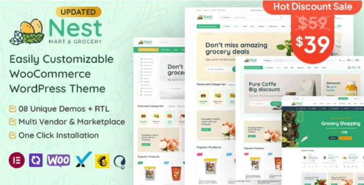 Nest v1.8.6 – 多用途 WooCommerce WordPress 主题下载