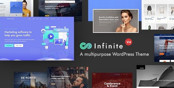 Infinite v5.0.0 响应式多用途 WordPress 主题下载