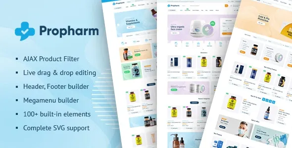 Propharm v.3.0 – 药学和医疗 WordPress WooCommerce 主题下载